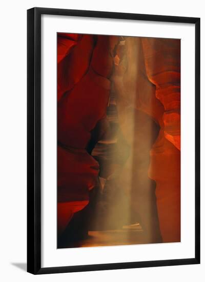 Shaft of Light, Upper Antelope Canyon, Page, Arizona, USA-Michel Hersen-Framed Photographic Print