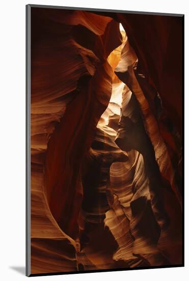 Shaft of Light, Upper Antelope Canyon, Page, Arizona, USA-Michel Hersen-Mounted Photographic Print