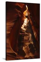 Shaft of Light, Upper Antelope Canyon, Page, Arizona, USA-Michel Hersen-Stretched Canvas