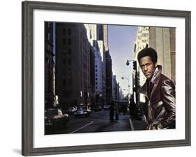 Shaft, Richard Roundtree, 1971-null-Framed Photo