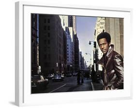 Shaft, Richard Roundtree, 1971-null-Framed Photo