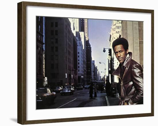 Shaft, Richard Roundtree, 1971-null-Framed Photo