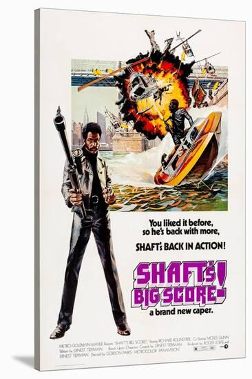 Shaft's Big Score!-null-Stretched Canvas