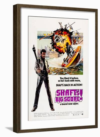 Shaft's Big Score!-null-Framed Art Print