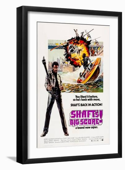 Shaft's Big Score!-null-Framed Art Print