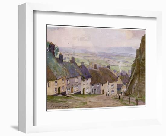 Shaftesbury, Dorset: Gold Hill-null-Framed Photographic Print