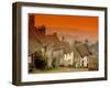 Shaftesbury, Gold Hill, Dorset, England-Walter Bibikow-Framed Premium Photographic Print