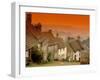 Shaftesbury, Gold Hill, Dorset, England-Walter Bibikow-Framed Premium Photographic Print