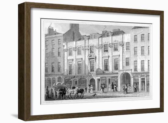 Shaftesbury House, Aldersgate Street, City of London, 1830-Thomas Hosmer Shepherd-Framed Giclee Print