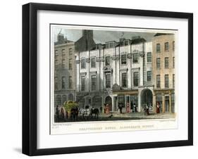 Shaftesbury House, Aldersgate Street, City of London, 1831-MS Barenger-Framed Giclee Print