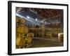 Shafts of Light in Barrel Room of Montevina Winery, Shenandoah Valley, California, USA-Janis Miglavs-Framed Photographic Print