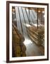 Shafts of Light in Barrel Room of Montevina Winery, Shenandoah Valley, California, USA-Janis Miglavs-Framed Photographic Print