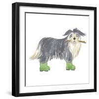 Shaggy Dog I-Kate Mawdsley-Framed Giclee Print