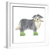 Shaggy Dog I-Kate Mawdsley-Framed Giclee Print