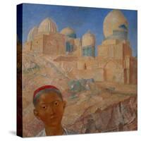 Shah-I-Zinda in Samarkand, 1921-Kosjma Ssergej Petroff-Wodkin-Stretched Canvas