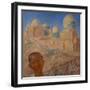 Shah-I-Zinda in Samarkand, 1921-Kosjma Ssergej Petroff-Wodkin-Framed Giclee Print