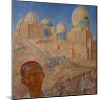 Shah-I-Zinda in Samarkand, 1921-Kosjma Ssergej Petroff-Wodkin-Mounted Giclee Print