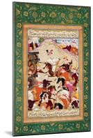 Shah Ismail I at the Battle of Chaldiran-null-Mounted Giclee Print