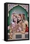 Shah Jahan (1592-1666) and His Wife, Arjumand Banu Begum (D.1631) Mumtaz-I Mahal-null-Framed Stretched Canvas