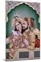 Shah Jahan (1592-1666) and His Wife, Arjumand Banu Begum (D.1631) Mumtaz-I Mahal-null-Mounted Giclee Print