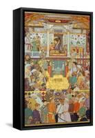 Shah-Jahan, Between 1640 and 1650-Bichitr-Framed Stretched Canvas