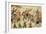 Shah Jahan Mounted on an Elephant with His Retinue-null-Framed Giclee Print