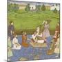 Shah Jahan, ses quatre fils et quatre courtisans-null-Mounted Giclee Print