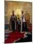 Shah of Iran, Mohamed Reza, Posing with Son Prince Reza and Wife Farah-Dmitri Kessel-Mounted Premium Photographic Print