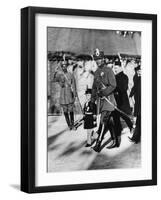 Shah Pahlavi of Persia with His Son the Crown Prince, April, 1926-Thomas E. & Horace Grant-Framed Photographic Print