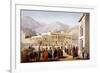 Shah Shoja, Puppet of the British, Holding a Durbar at Kabul, First Anglo-Afghan War, 1838-1842-James Atkinson-Framed Giclee Print