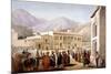 Shah Shoja, Puppet of the British, Holding a Durbar at Kabul, First Anglo-Afghan War, 1838-1842-James Atkinson-Mounted Giclee Print