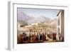 Shah Shoja, Puppet of the British, Holding a Durbar at Kabul, First Anglo-Afghan War, 1838-1842-James Atkinson-Framed Giclee Print