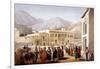 Shah Shoja, Puppet of the British, Holding a Durbar at Kabul, First Anglo-Afghan War, 1838-1842-James Atkinson-Framed Giclee Print