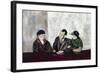 Shahn: Man & Women-Ben Shahn-Framed Giclee Print