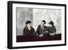 Shahn: Man & Women-Ben Shahn-Framed Giclee Print