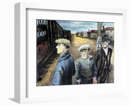 Shahn: Three Men-Ben Shahn-Framed Giclee Print