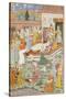 Shahnameh de Ferdowsi ou le Livre des Rois. Naissance de Roustam par Césarienne-null-Stretched Canvas
