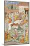 Shahnameh de Ferdowsi ou le Livre des Rois. Naissance de Roustam par Césarienne-null-Mounted Giclee Print