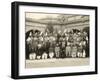 Shahpur District Police Officers Group, India, 1937-1938-Mool & Son Chand-Framed Photographic Print