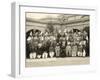 Shahpur District Police Officers Group, India, 1937-1938-Mool & Son Chand-Framed Photographic Print