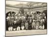 Shahpur District Police Officers Group, India, 1937-1938-Mool & Son Chand-Mounted Photographic Print