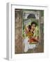 Shahruk Khan in Torn Bollywood Movie Poster on Wall, Hospet, Karnataka, India, Asia-Annie Owen-Framed Photographic Print