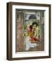 Shahruk Khan in Torn Bollywood Movie Poster on Wall, Hospet, Karnataka, India, Asia-Annie Owen-Framed Photographic Print