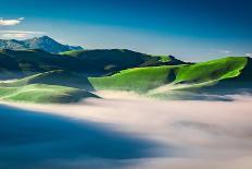 Fog in the Valley at Sunrise, Tuscany-Shaiith-Photographic Print