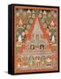 Shaiva Shrines in a Landscape-null-Framed Stretched Canvas