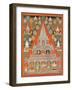 Shaiva Shrines in a Landscape-null-Framed Art Print