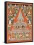 Shaiva Shrines in a Landscape-null-Framed Stretched Canvas