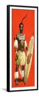 Shaka, the Zulu Warrior-English School-Framed Giclee Print