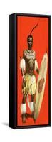 Shaka, the Zulu Warrior-English School-Framed Stretched Canvas
