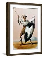 Shaka Zulu (c1787-1828)-null-Framed Giclee Print